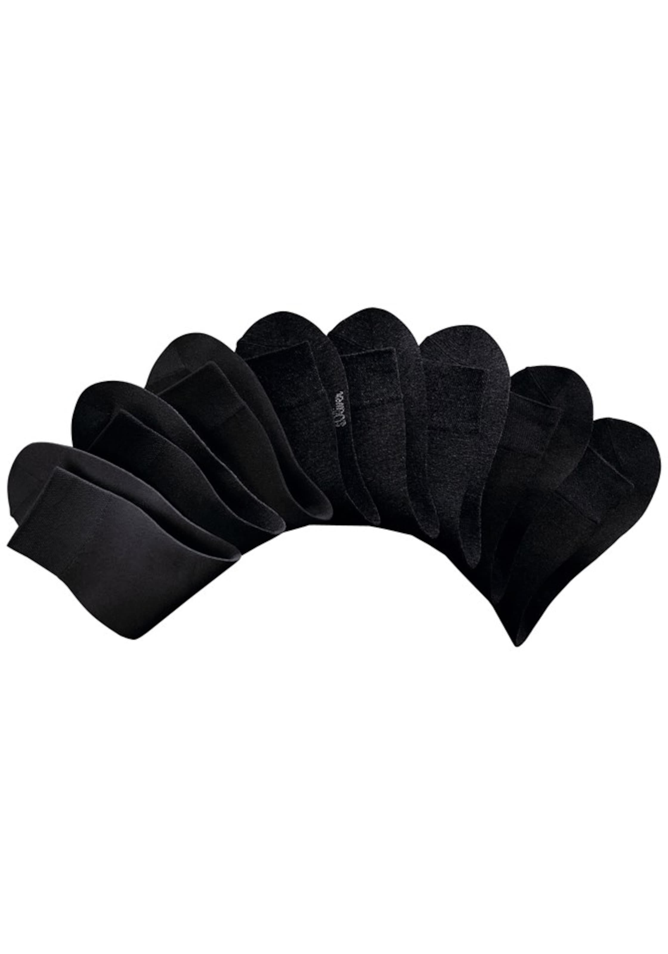 Chaussettes H.I.S en noir : devant