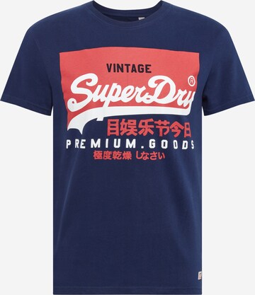 Superdry Shirt in Blauw: voorkant