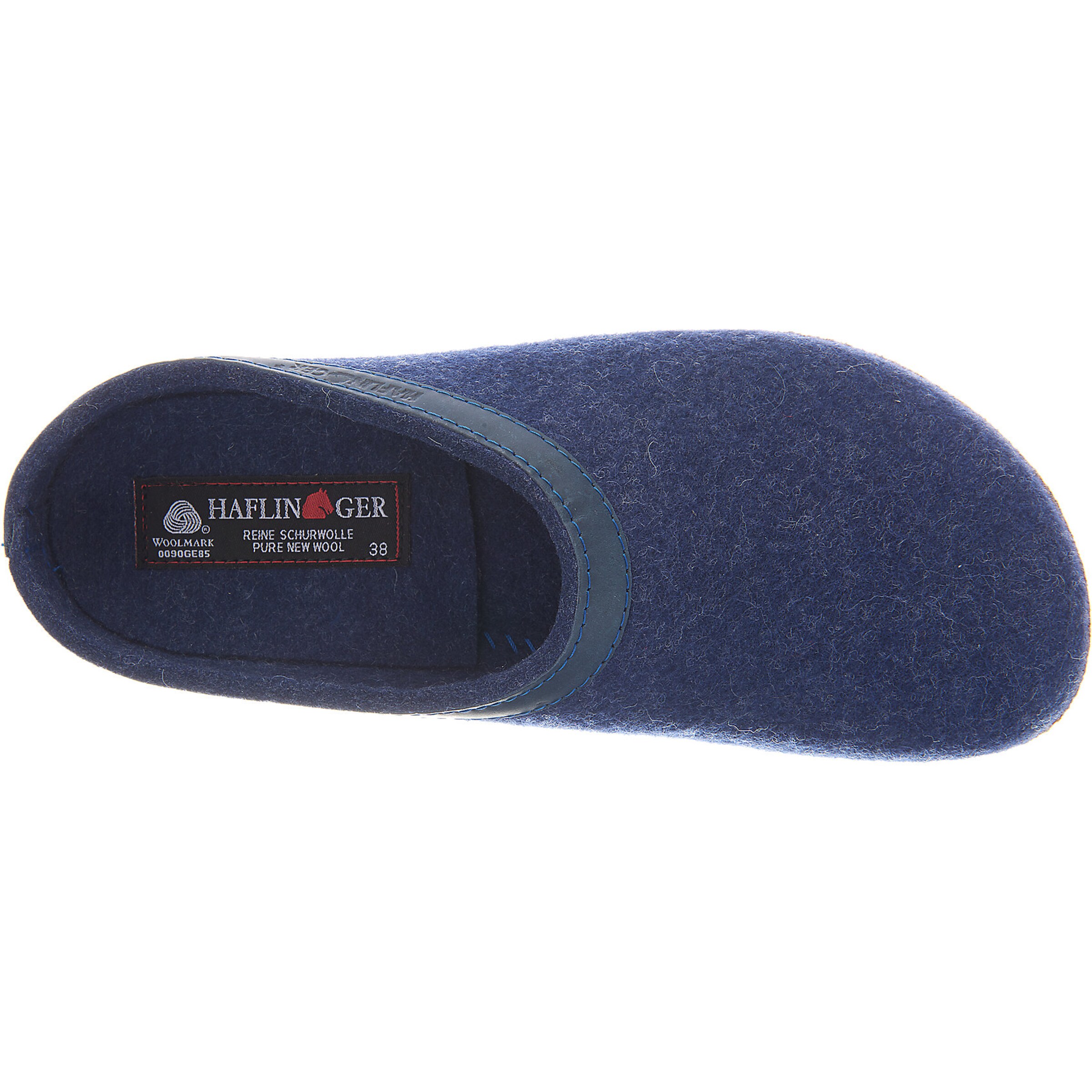 HAFLINGER Hausschuh 'Torben' in Blau