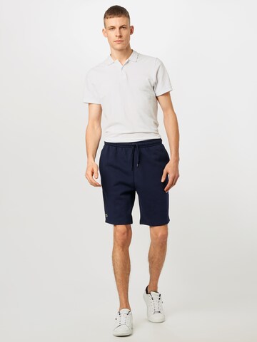 LACOSTE Regular Broek in Blauw