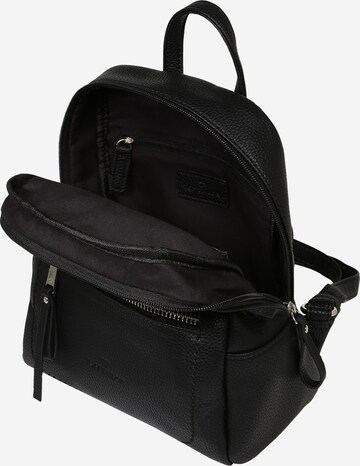 TOM TAILOR Backpack 'Tinna' in Black: top