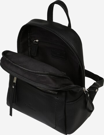 TOM TAILOR - Mochila 'Tinna' en negro: arriba