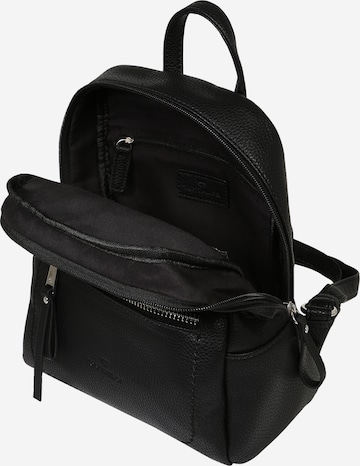 TOM TAILOR Rucksack 'Tinna' in Schwarz: vrchná strana