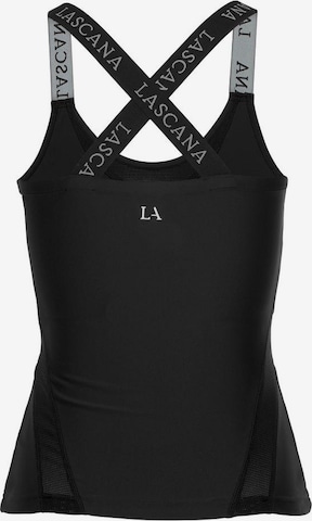 LASCANA ACTIVE Top sportowy w kolorze czarny