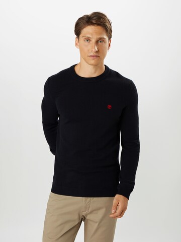 Coupe regular Pull-over TIMBERLAND en bleu : devant