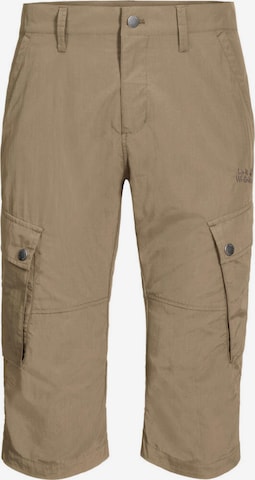 JACK WOLFSKIN Outdoor Pants 'Desert Valley' in Beige: front