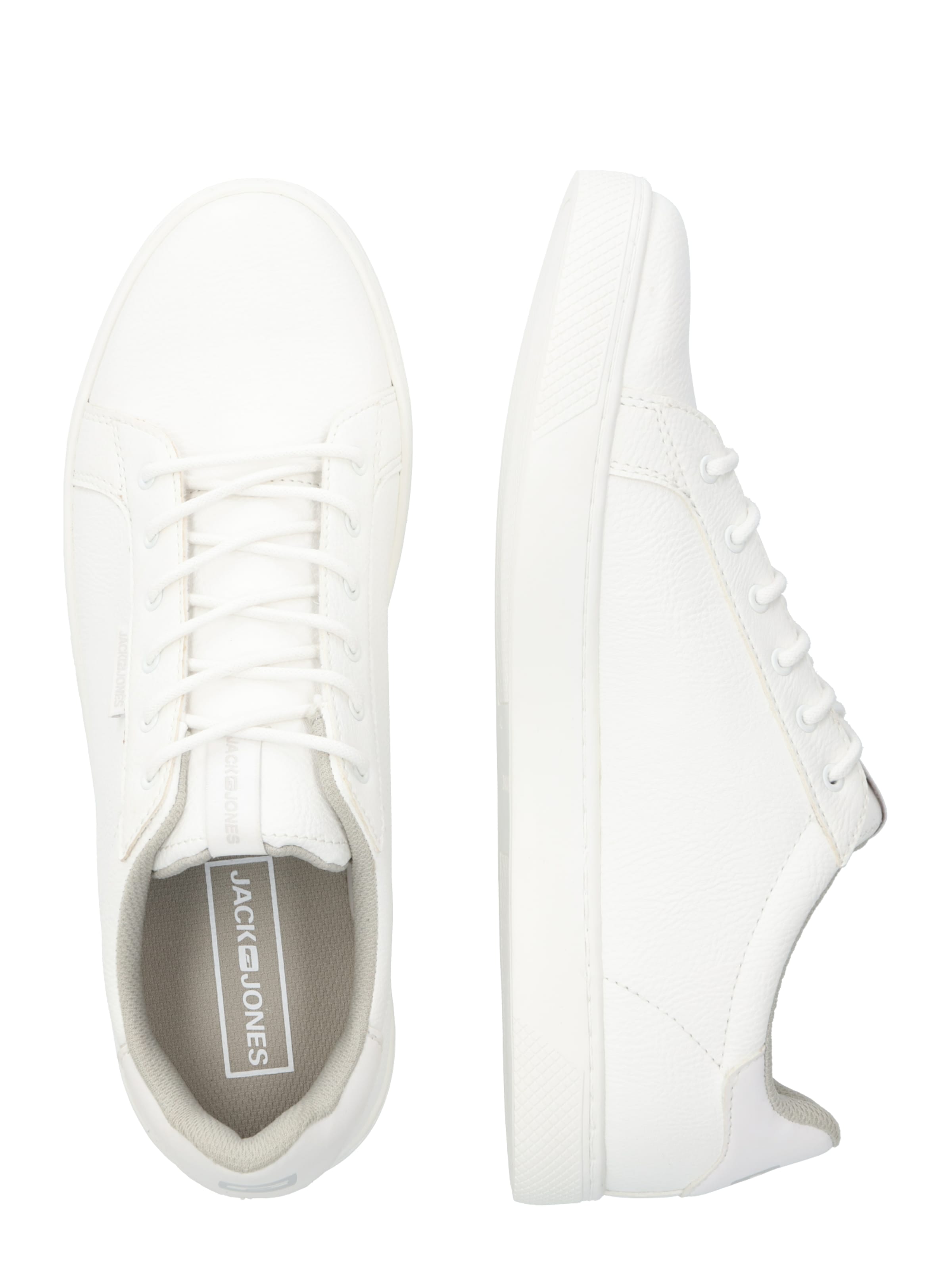 JACK & JONES Platform trainers 'Trent' in White