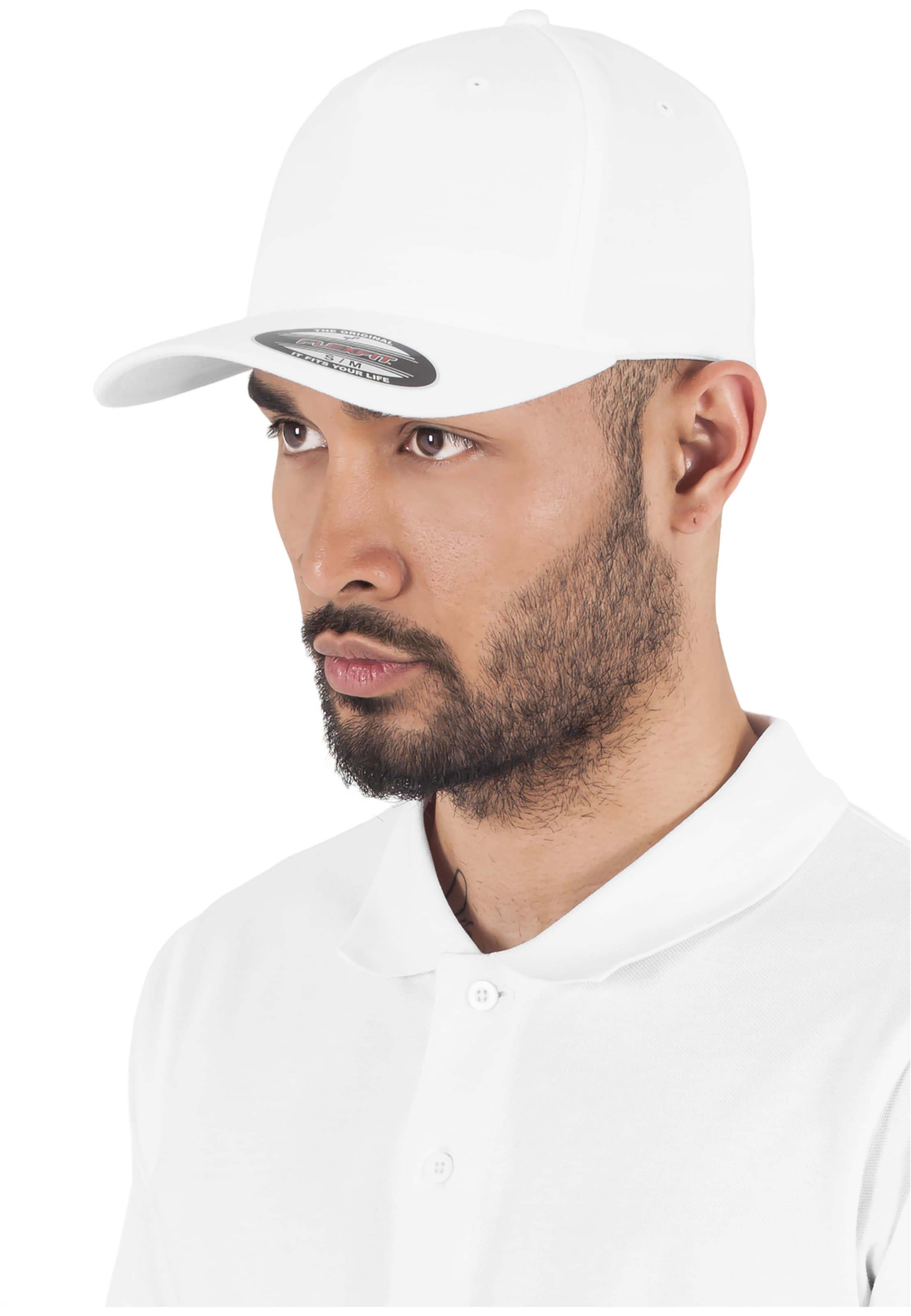 Flexfit Cap in White: front