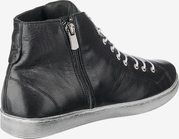 ANDREA CONTI Lace-Up Ankle Boots in Black