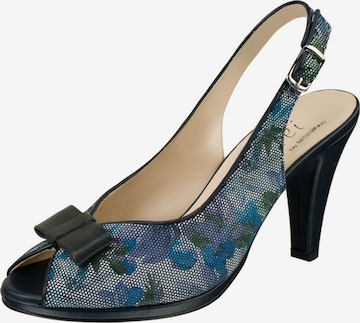 Lei by tessamino Slingback Pumps 'Loriana' in Blue: front