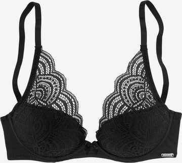 Reggiseno di s.Oliver in nero: frontale