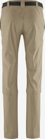 Maier Sports Regular Workout Pants 'AROLLA' in Beige