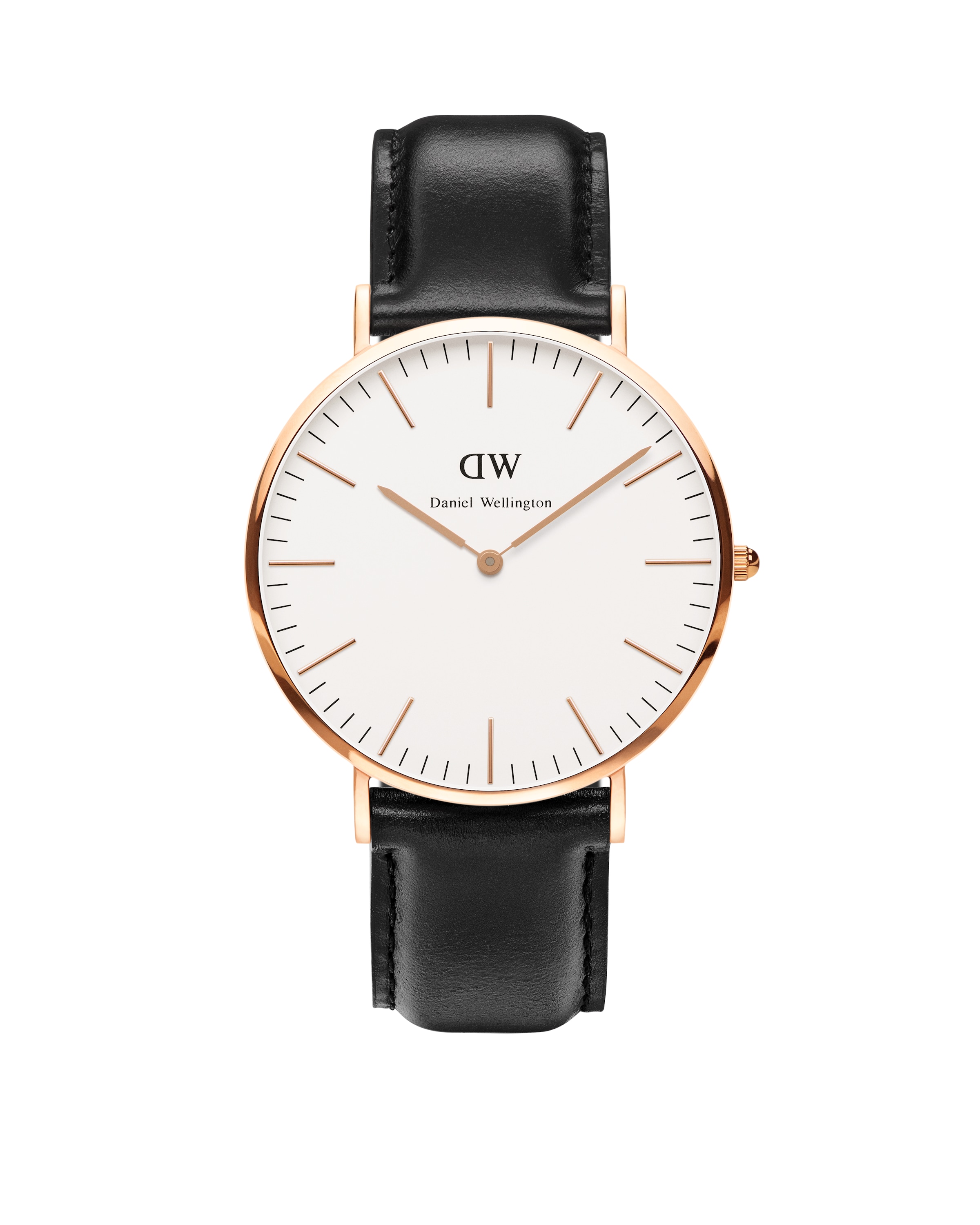 Daniel Wellington Analoog horloge 'St. Mawes' in Zwart