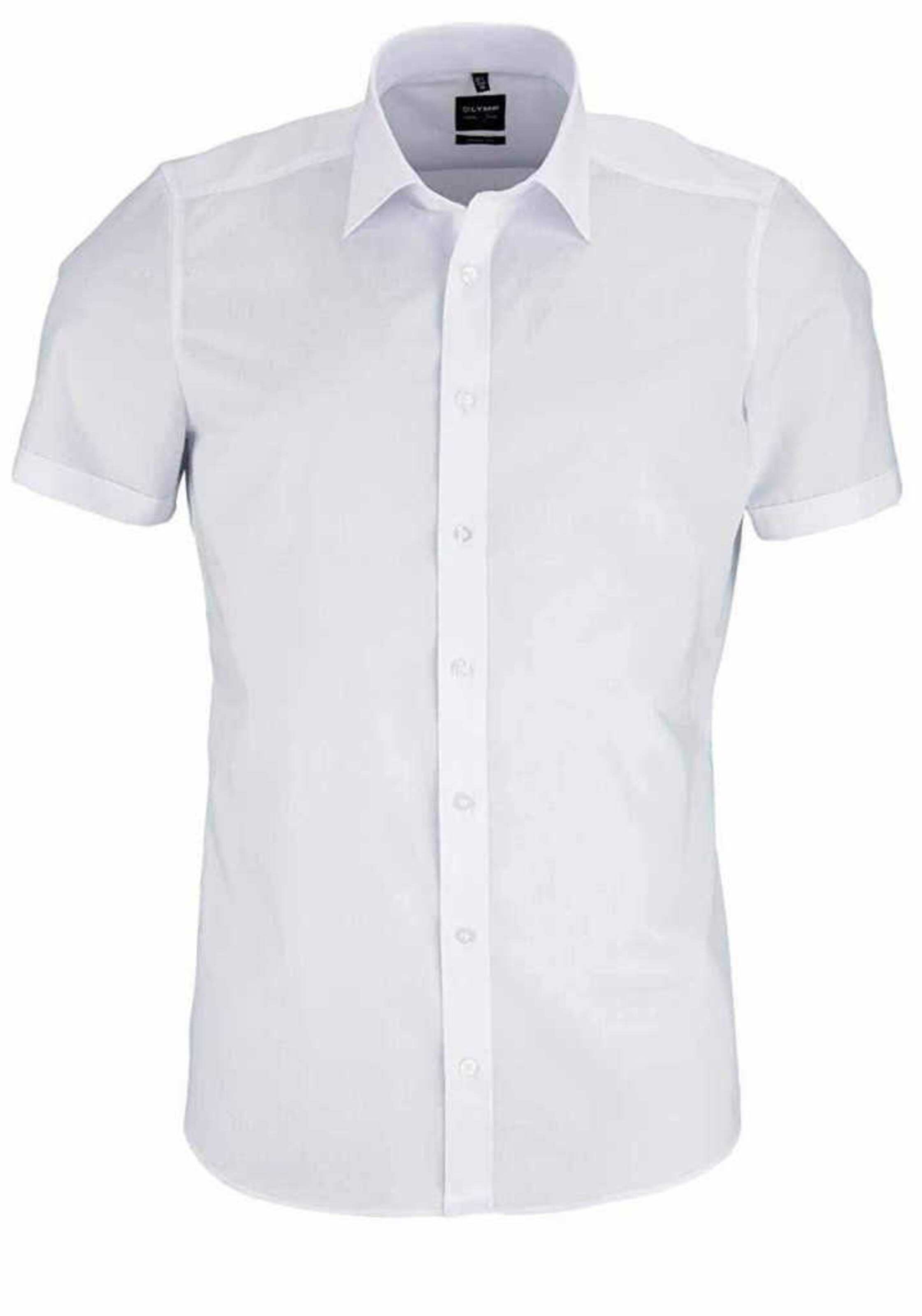 OLYMP Slim fit Button Up Shirt in White: front