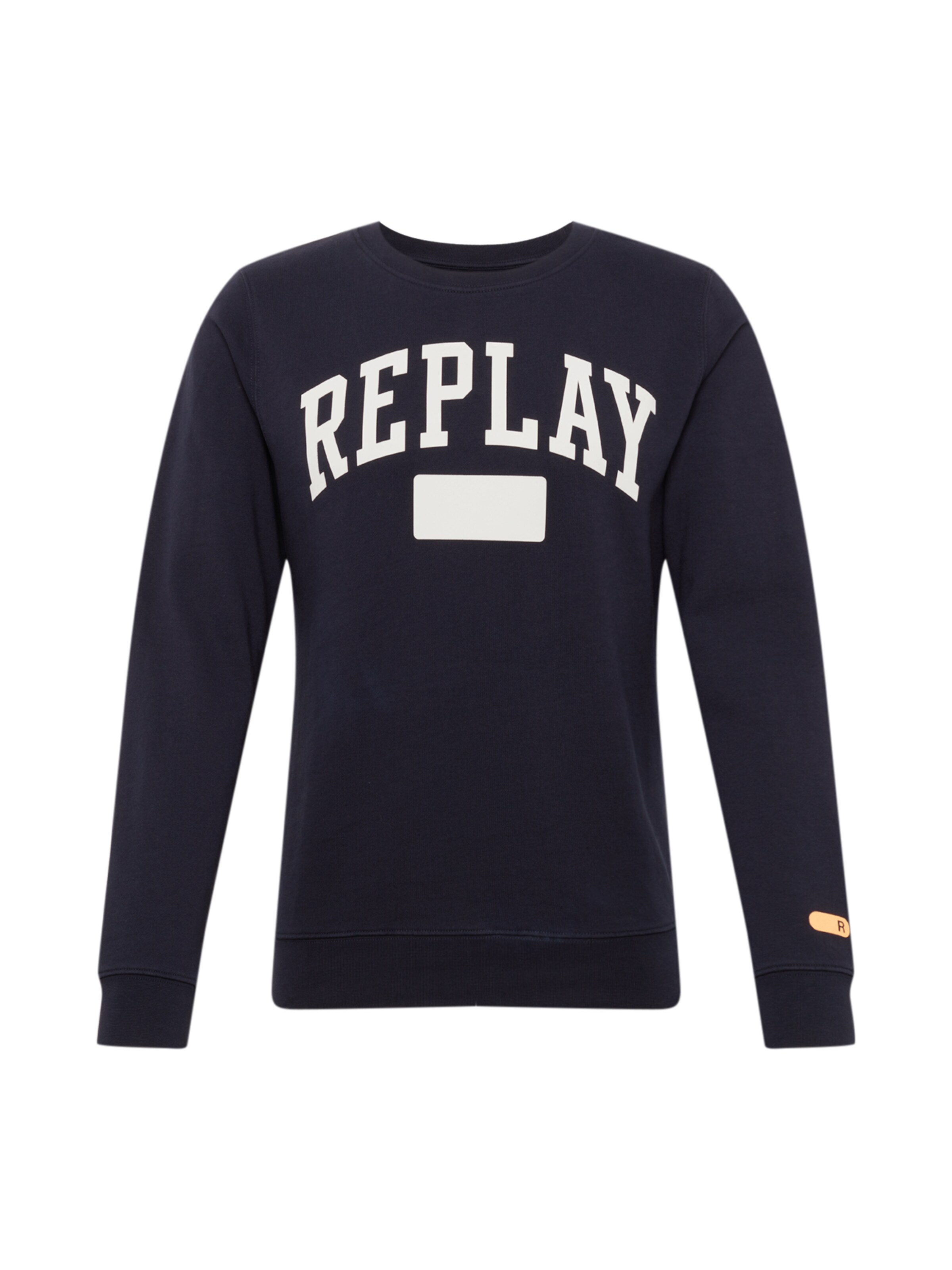 REPLAY - Sweatshirt in de kleur Navy