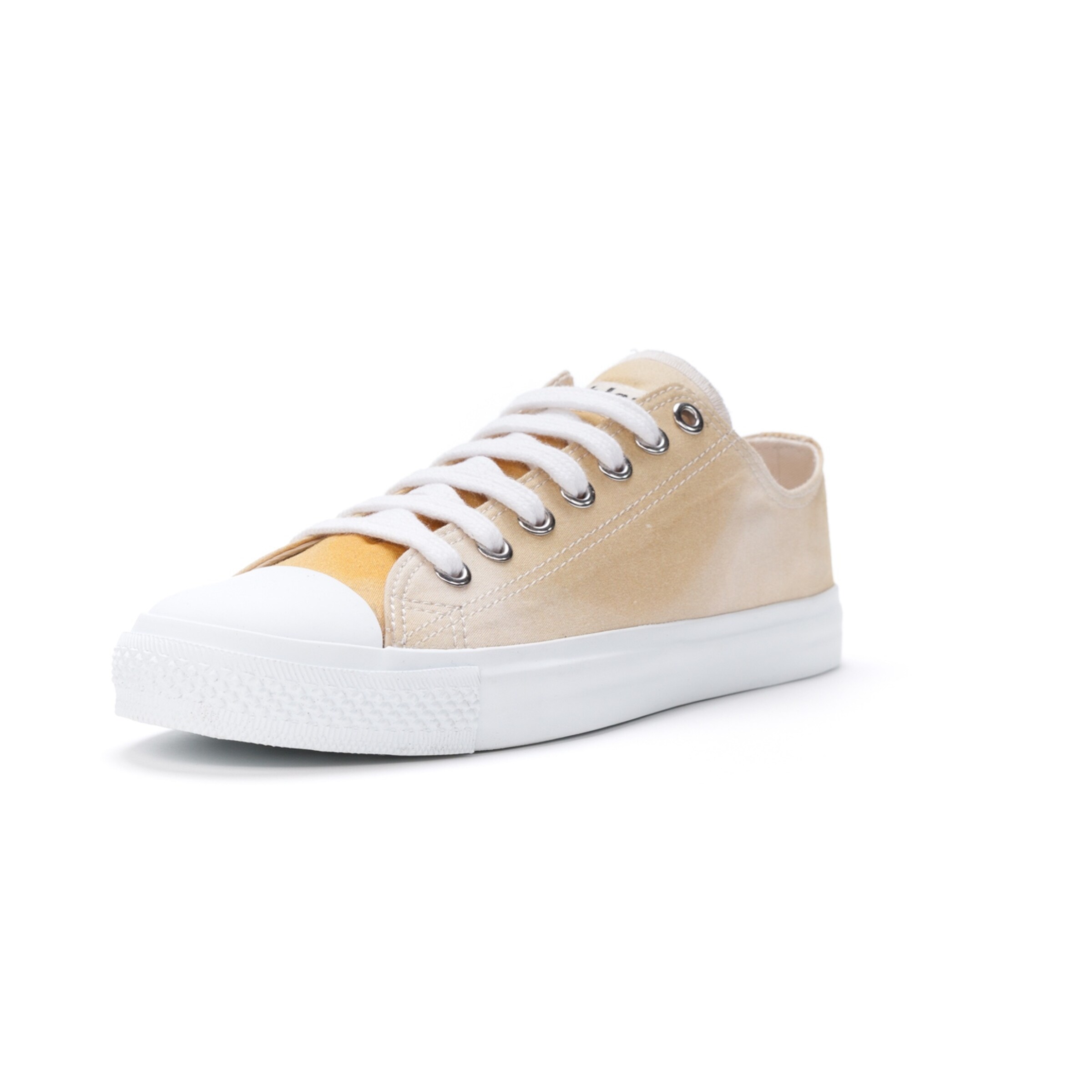 Baskets basses Ethletic en beige : devant