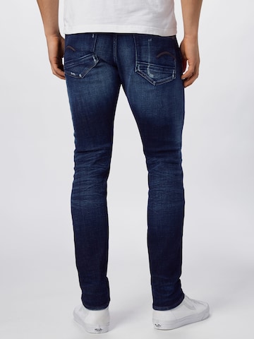 Coupe slim Jean G-Star RAW en bleu