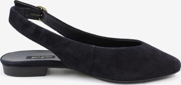 Paul Green Ballet Flats with Strap in Blue