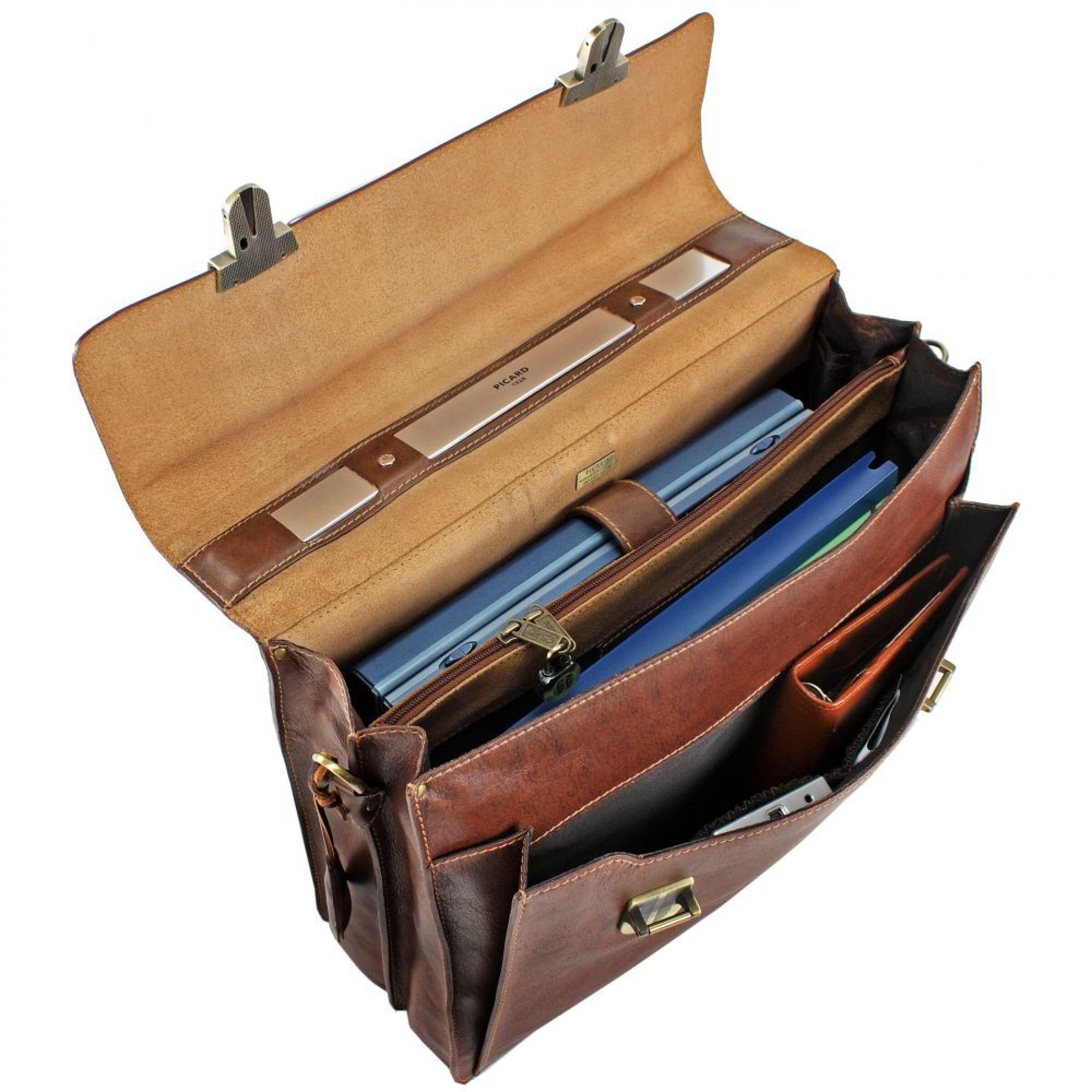 Porte-documents Picard en marron