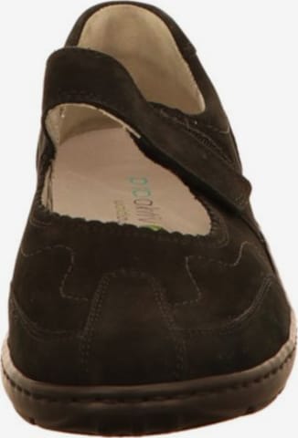 WALDLÄUFER Ballet Flats with Strap in Brown