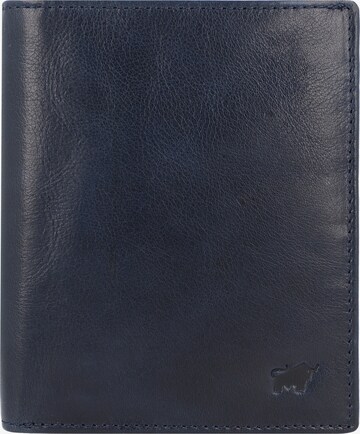 Braun Büffel Wallet 'Arezzo' in Blue: front