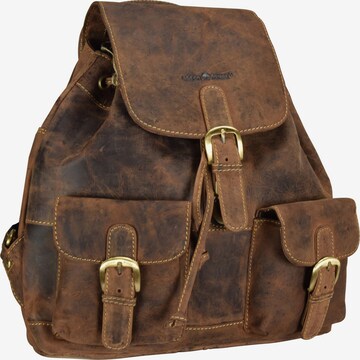 GREENBURRY Backpack in Brown: front