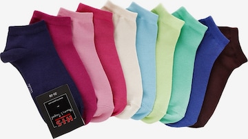 H.I.S Regular Ankle socks in Mixed colours: front