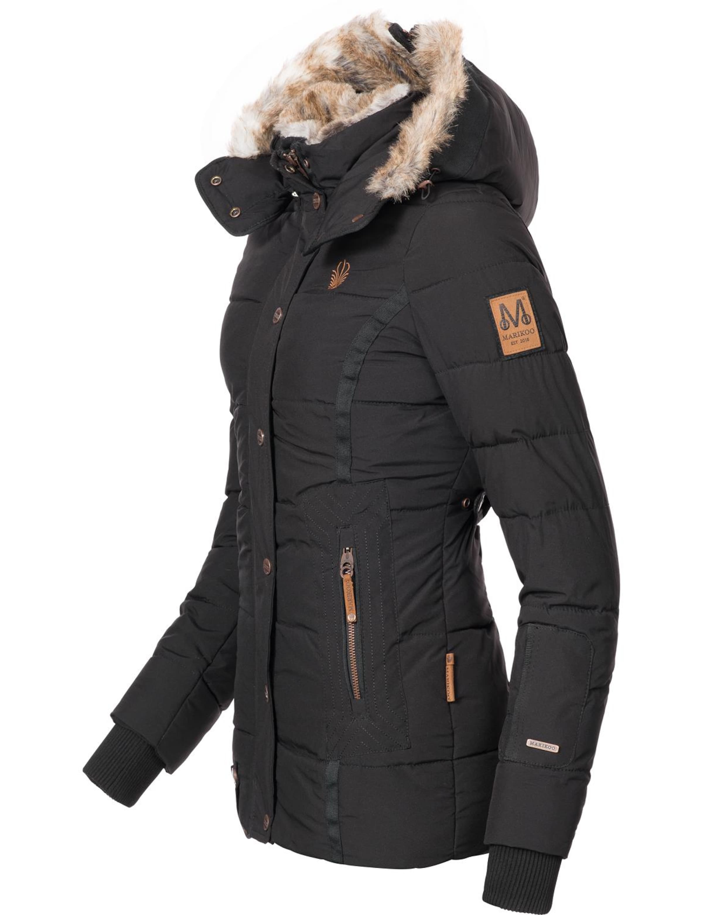 Veste d’hiver 'Nekoo' MARIKOO en noir