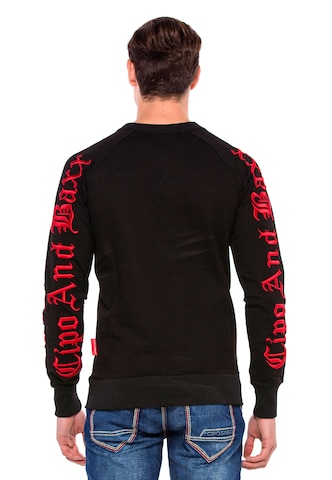 CIPO & BAXX Sweatshirt in Zwart