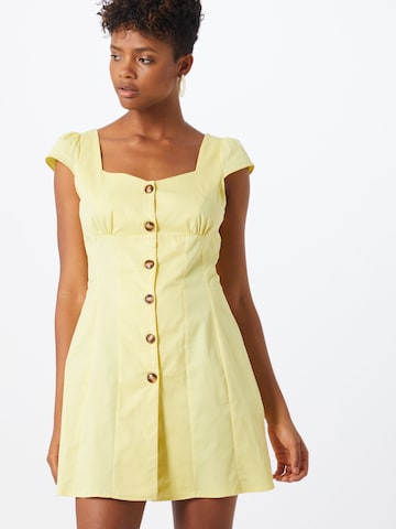 Robe GLAMOROUS en jaune : devant