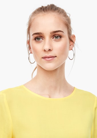 QS Blouse in Yellow: front