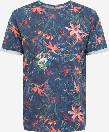 Coupe regular T-Shirt 'MT JUNGLES' Key Largo en bleu : devant