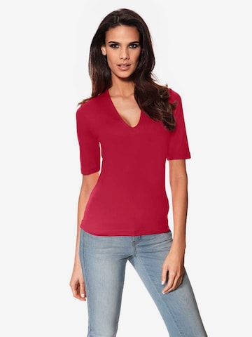 heine Shirt in Rood: voorkant