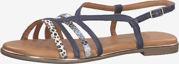 TAMARIS Sandalen met riem in Blauw: voorkant