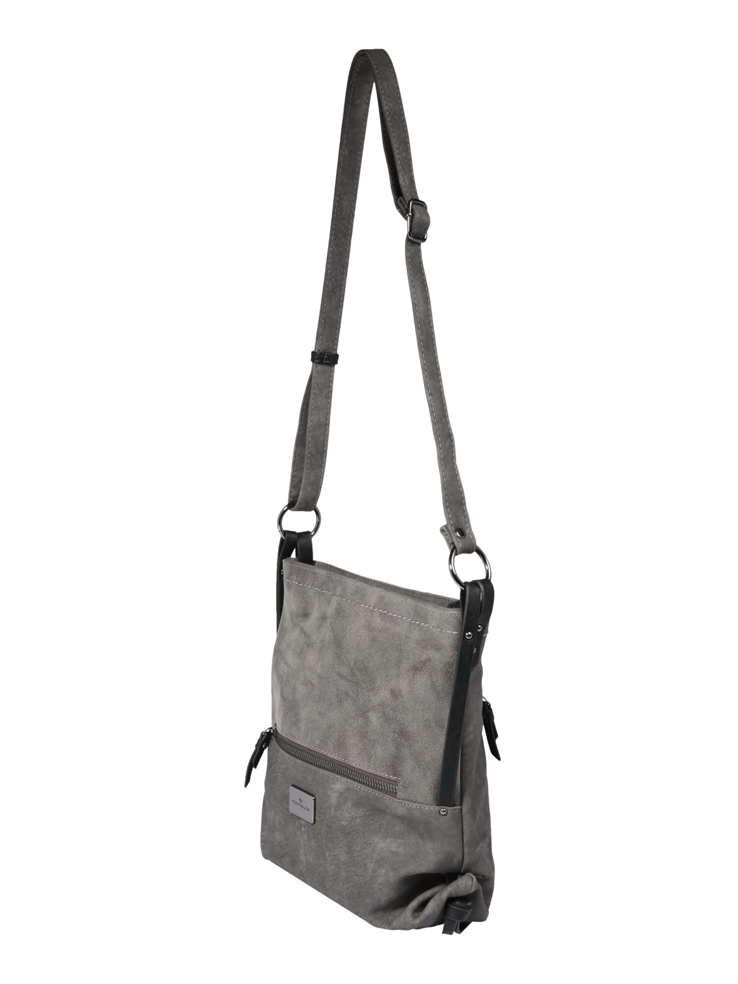 TOM TAILOR Taška cez rameno 'Elin' - Sivá