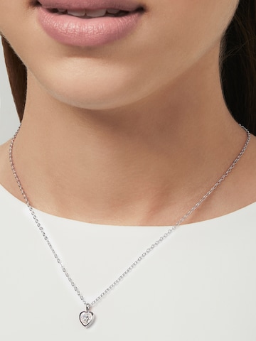 Ted Baker Kette 'HANNELA: CRYSTAL HEART PENDANT' in Silber: predná strana