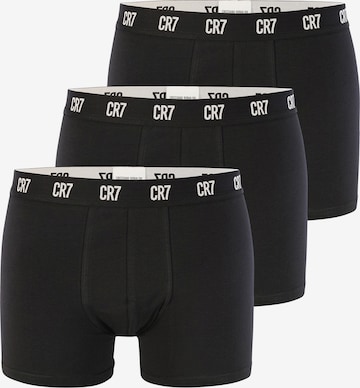 CR7 - Cristiano Ronaldo Boxershorts in Zwart: voorkant