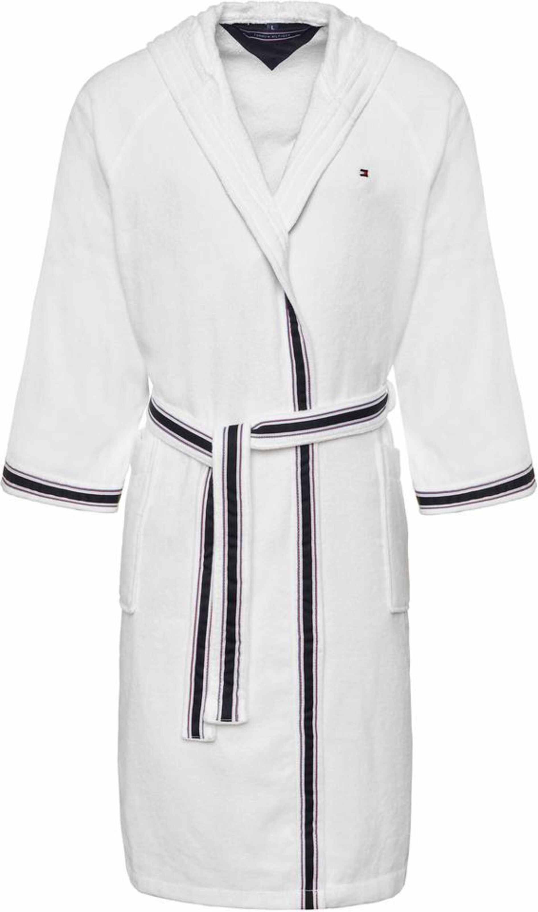 TOMMY HILFIGER - Bademantel in weiß