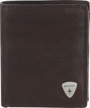 STRELLSON Wallet in Brown: front