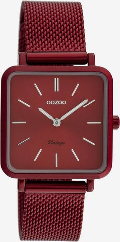 OOZOO Analog Watch 'C20011' in Red: front