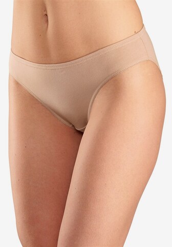 Slip PETITE FLEUR en beige : devant