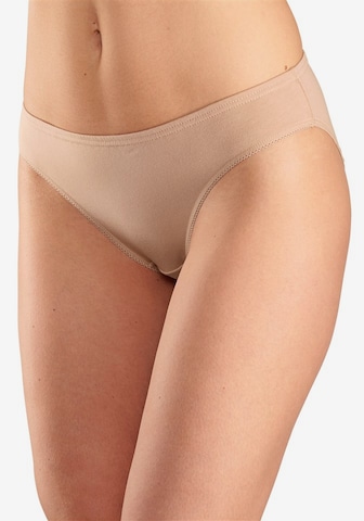 Slip PETITE FLEUR en beige : devant