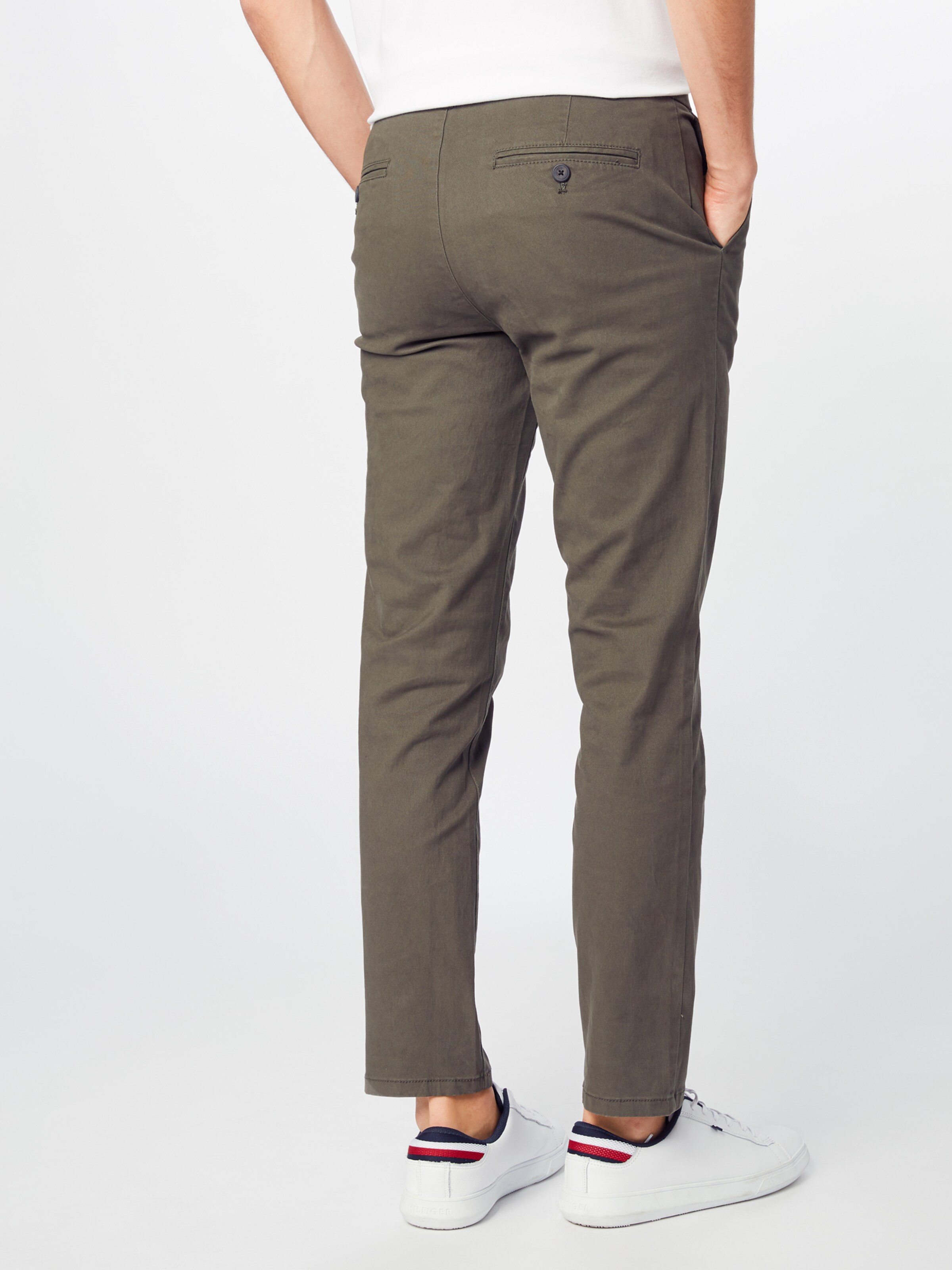 BURTON MENSWEAR LONDON Chino in grün: Rückansicht