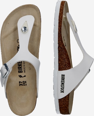 BIRKENSTOCK Zehentrenner 'Gizeh' in Weiß