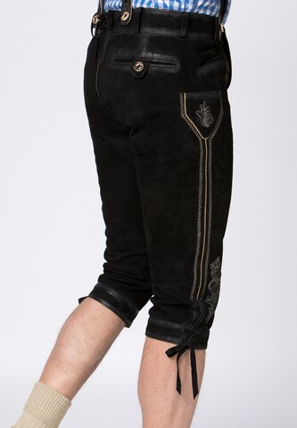 STOCKERPOINT Regular Traditional Pants 'Justin' in Black: front