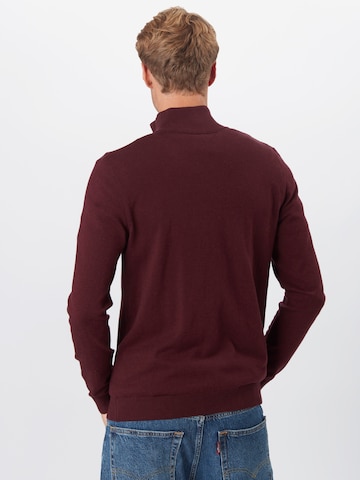 SELECTED HOMME Regular fit Kardigán 'Berg' - piros