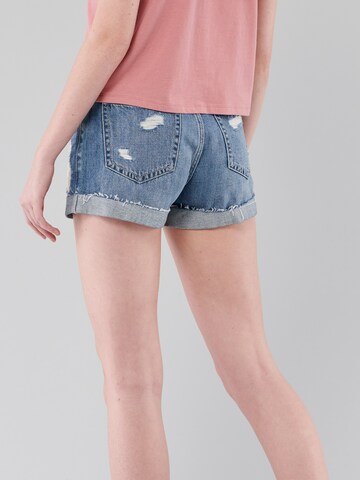 Regular Jean 'MOM MED SHRED' HOLLISTER en bleu