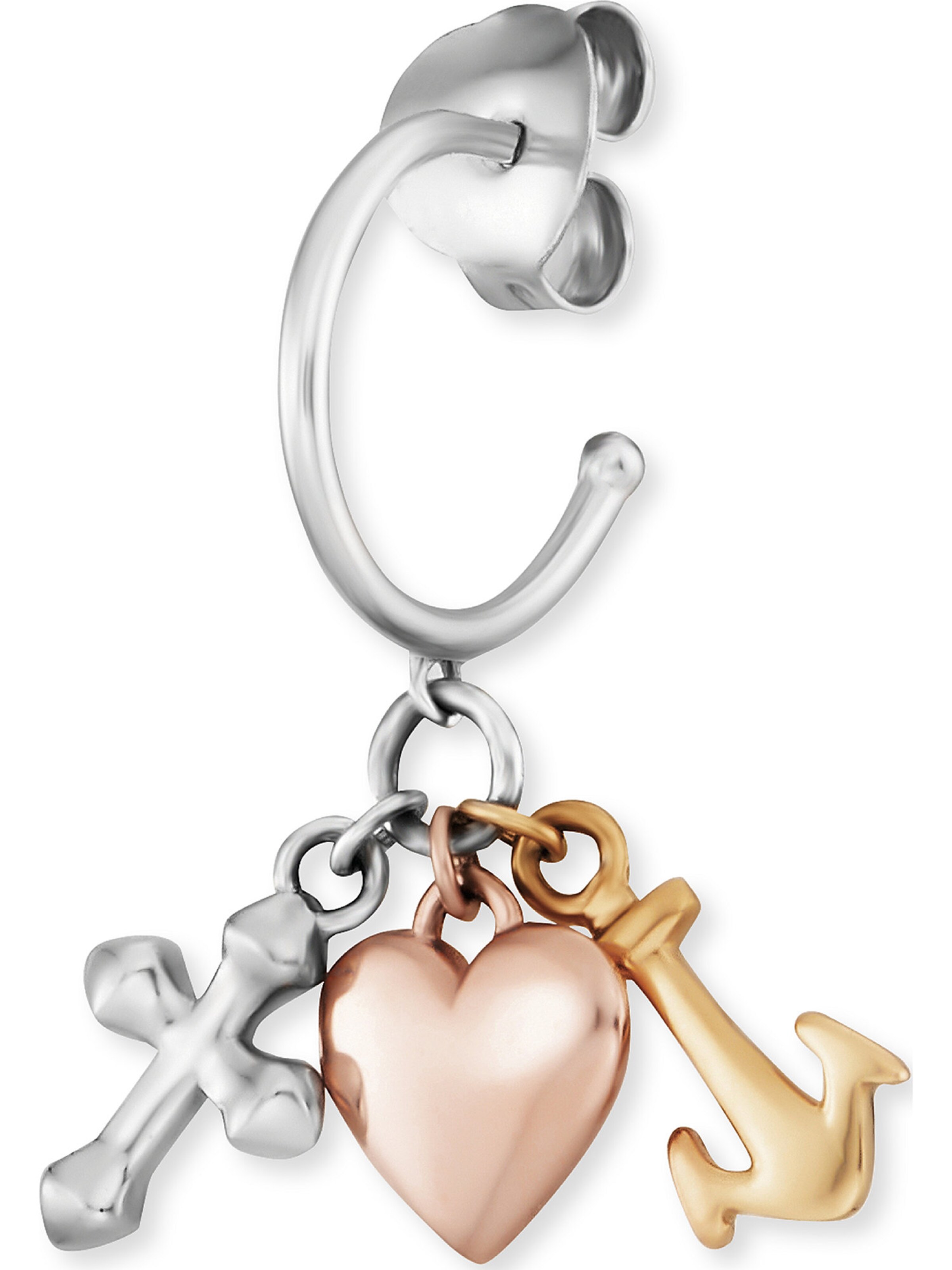 Engelsrufer Earrings 'Glaube, Liebe & Hoffnun' in Silver