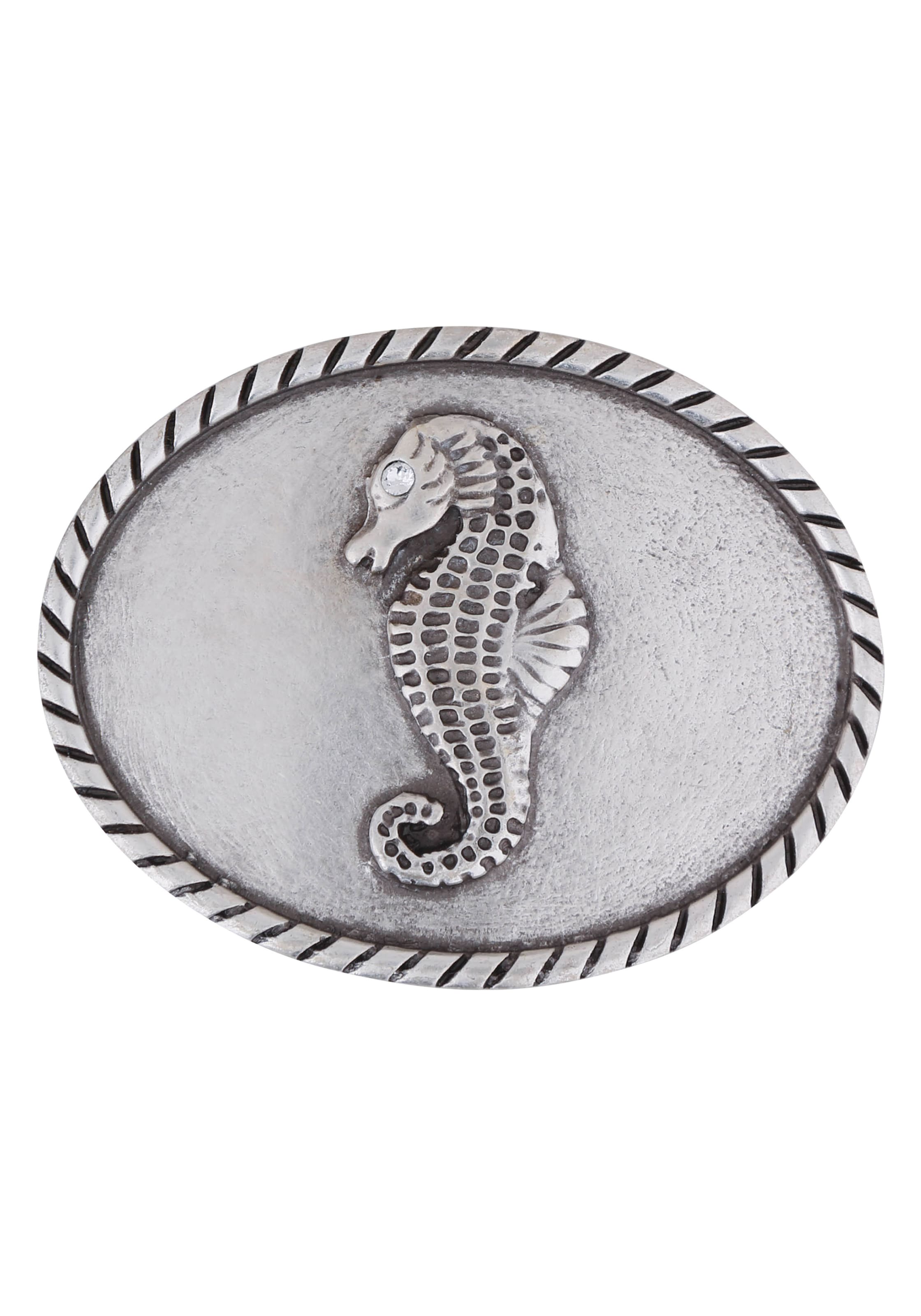 RETTUNGSRING by showroom 019° Brooch in Silver: front