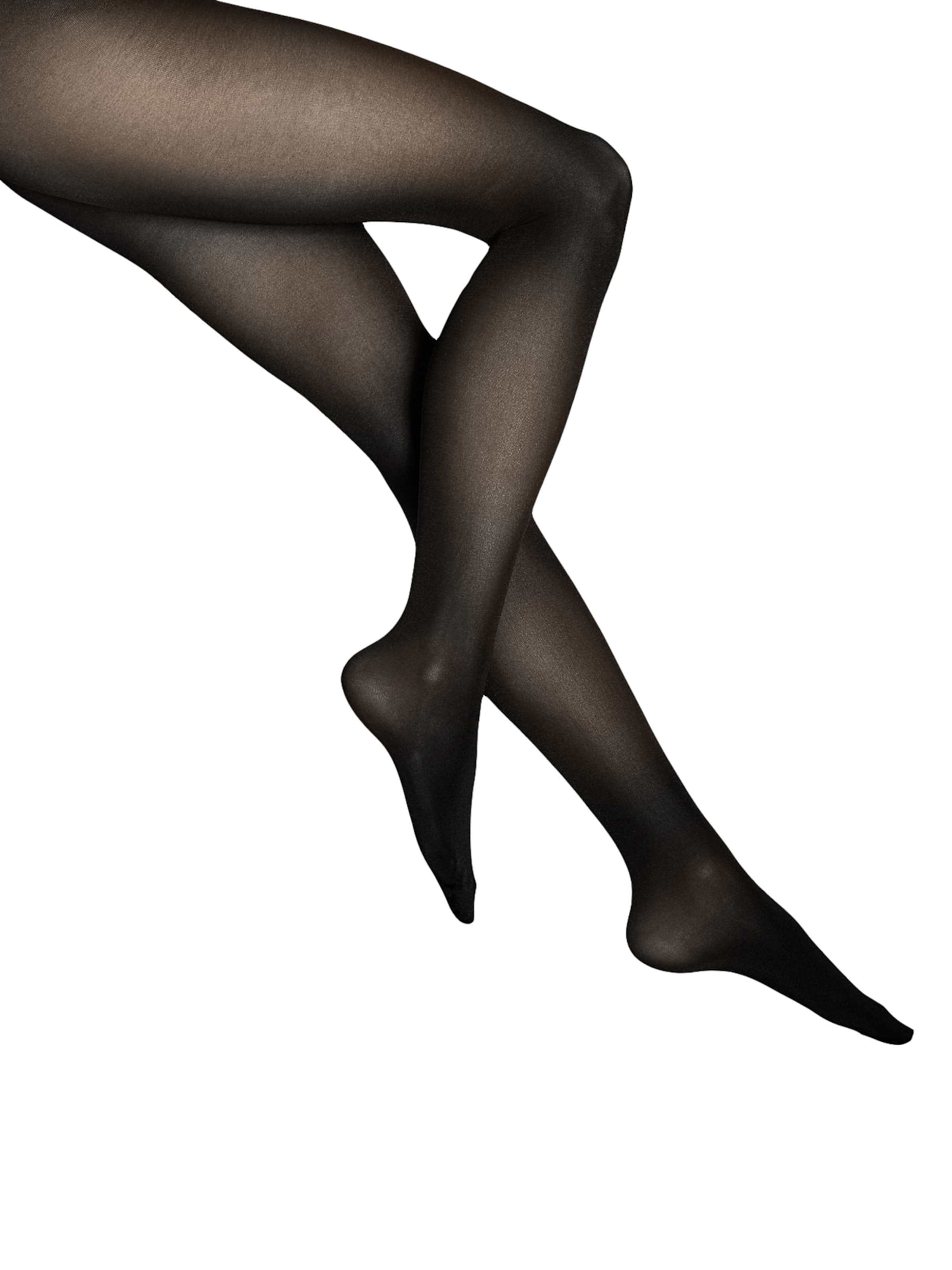 Wolford Štandardný strih Pančuchy 'Satin Opaque 50 Tights' - Čierna: predná strana